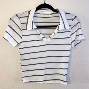 Size small striped crop top from Caution To the Wind